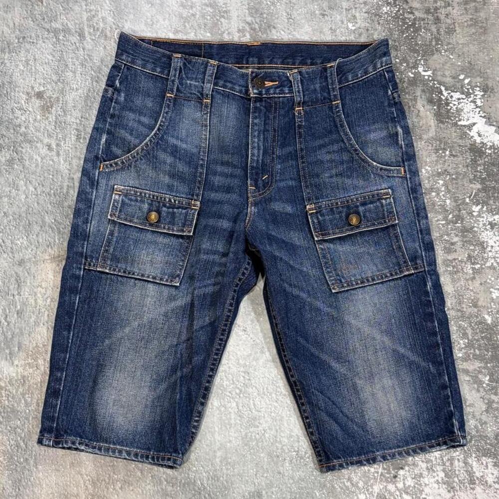 Vintage Y2K 2000s Japanese Bush Denim Levis Shorts. Size 30
